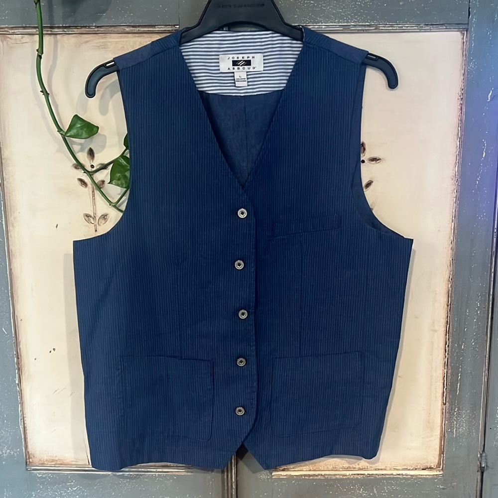 Joseph Abboud Pinstripe Vest